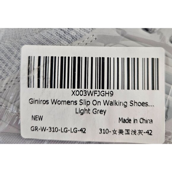 Womens Size 11/42 Gray Lace Up  Walking Shoes Running Sneakers Non Slip Durable - Picture 7 of 10